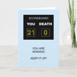 21. Geburtstagsanzeiger Karte