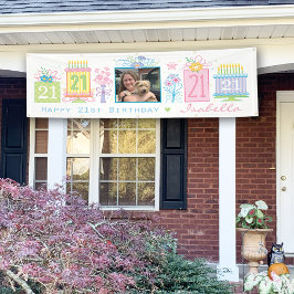 21. Geburtstagsbanner Banner