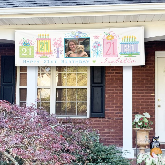 21. Geburtstagsbanner Banner (Von Creator hochgeladen)