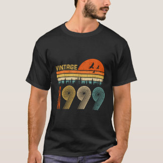 21. Geburtstagsgeschenk Vintag 1999 Retro-Tag 21 J T-Shirt