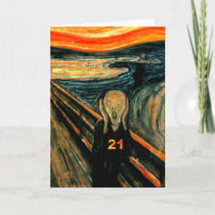 21. Geburtstagsgeschenke Karte