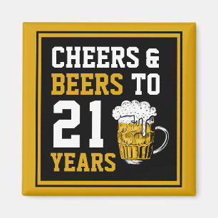 21. Geburtstagskuiere & Biere bis 21 Jahre Magnet