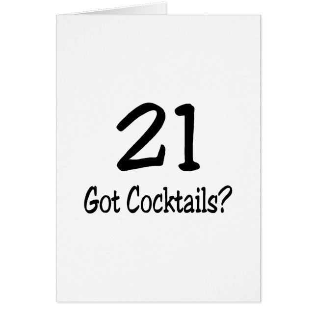 21 got Cocktails (Vorne)