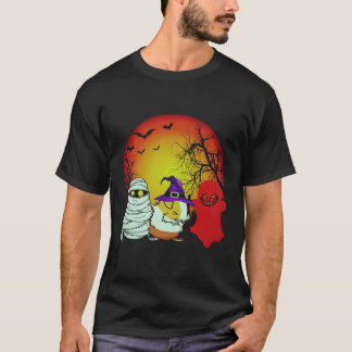 21 Halloween-Kürbis Meerschweinchen T-Shirt