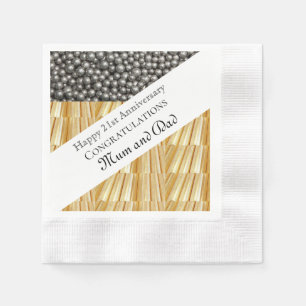 21. Hochzeit Serviette