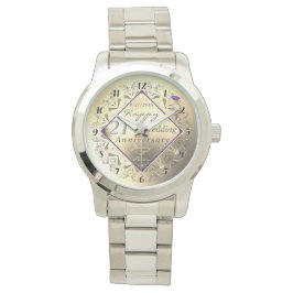 21. Hochzeitsfeier Brass Watch Armbanduhr
