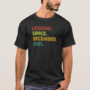 21 Jahre alte Legende Seit Dezember 2001 21. Gebur T-Shirt