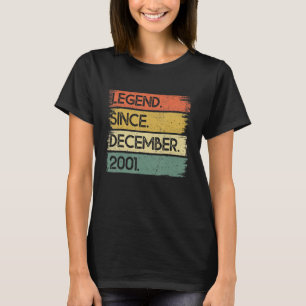 21 Jahre alte Legende Seit Dezember 2001 21. Gebur T-Shirt