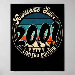 21 Jahre Vintager 21. Geburtstag 2001 Poster