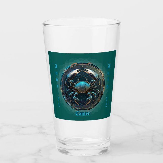 "21. Juni - 22. Juli" Glas (Vorderseite)