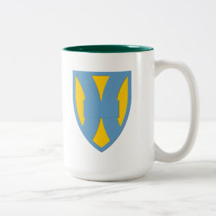 21. Kleid des Stützbefehls-(SUPCOM) und überwund Zweifarbige Tasse