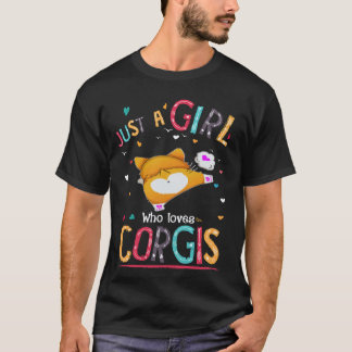 21 Nur ein Mädchen das Corgi liebt T-Shirt