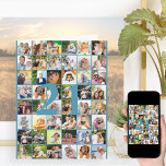 21. oder jedes Alter Foto Collage Big Birthday Car Karte<br><div class="desc">Fotovorlage große Geburtstagskarte, die Sie für jedes Alter anpassen können und bis zu 40 verschiedene Fotos hinzufügen können. Das Beispiel ist für einen 21. Geburtstag, den Sie bearbeiten können, und Sie können auch die Nachricht im Inneren personalisieren und das Jahr auf der Rückseite aufzeichnen. Die Fotovorlage ist für Sie bereit,...</div>