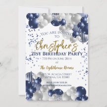 21. Party Navy Balloons