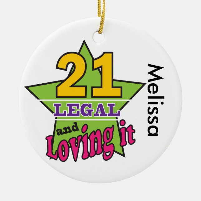 21 Recht und Geliebtheit Keramikornament (Vorne)