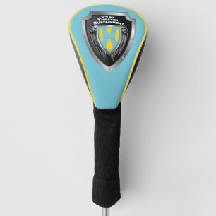 21. Schild des Theaterunterstützungskommandos Golf Headcover