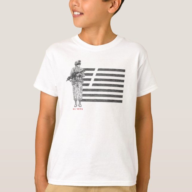 21 T-shirt Vets (Enfants) (Devant)