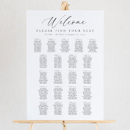 21 Tableaux Bienvenue Tableau des sièges