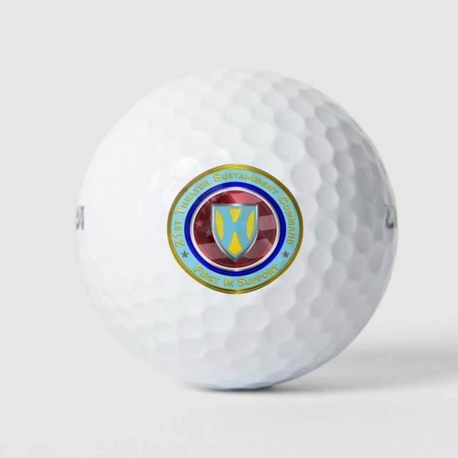21. Theater-Nachhaltigkeitsbefehl Golfball (Vorderseite)