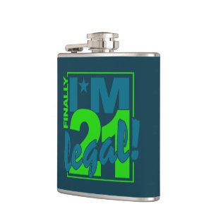 21 u. LEGALE kundenspezifische Flasche Flachmann