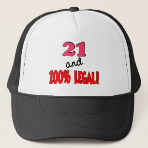 21 und 100% legal truckerkappe