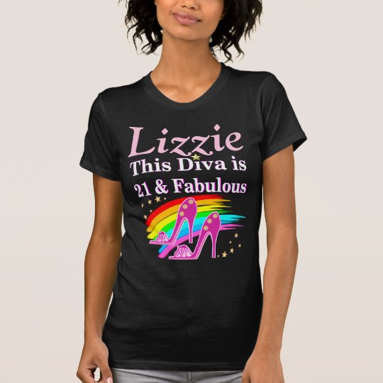 21 UND FABELHAFTE MODE-PERSONALISIERTES T-SHIRT