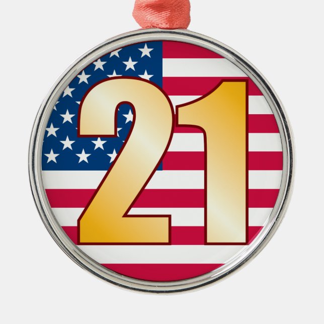 21 USA Gold.pdf Silbernes Ornament (Vorne)