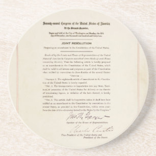 21. Verfassungsänderungs-Endverbot Untersetzer