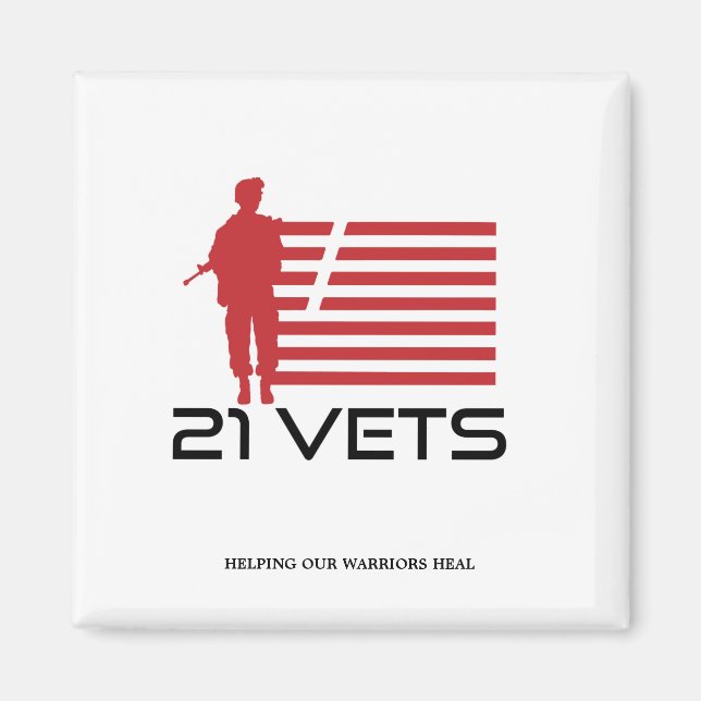 21 Vets Magnet (Vorne)