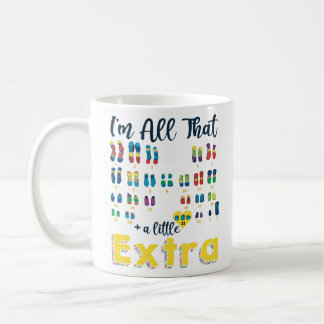 21 Xy Extra Chromosom Boy World Down Syndrome Day Kaffeetasse