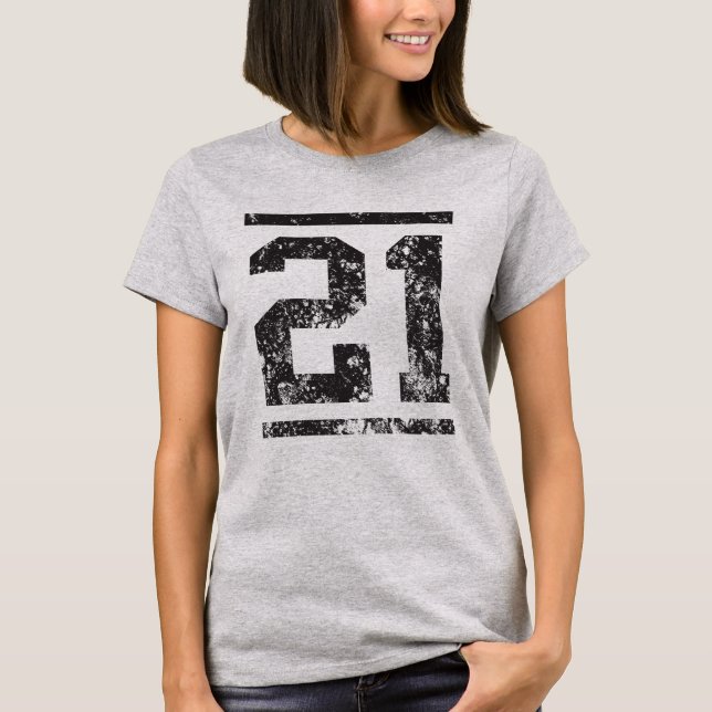 21 zwanzig ein T - Shirt (Vorderseite)