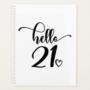 21e Anniversaire Femmes Bonjour 21 mignonne 21 ans