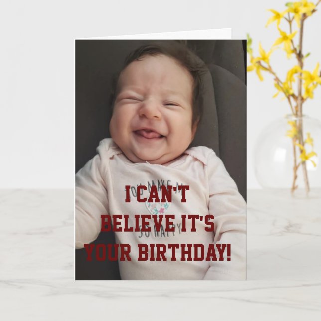 **21E** ANNIVERSAIRE ME FAIT SOURIRE** CARTE D'ANN (Fleur jaune)