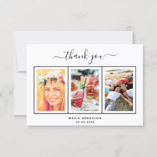 21e anniversaire merci photo noir blanc script