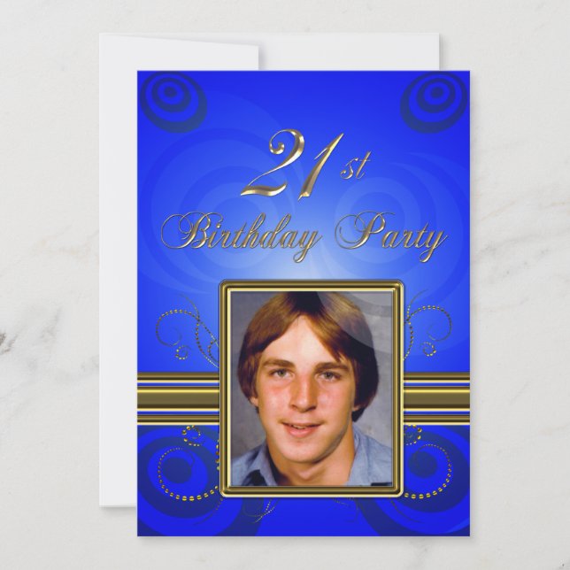 21e fête d'anniversaire Invitation (Devant)