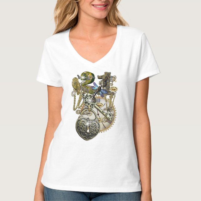 21e T-shirt Steampunk Anniversaire (Devant)