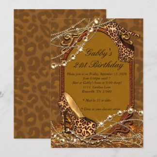 21ème Invitation d'anniversaire, invitation