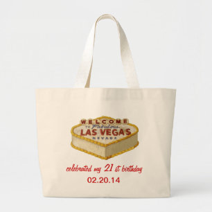 21ème sac fourre-tout personnalisé à anniversai