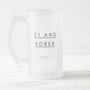 21ème Tasse de bière d'anniversaire