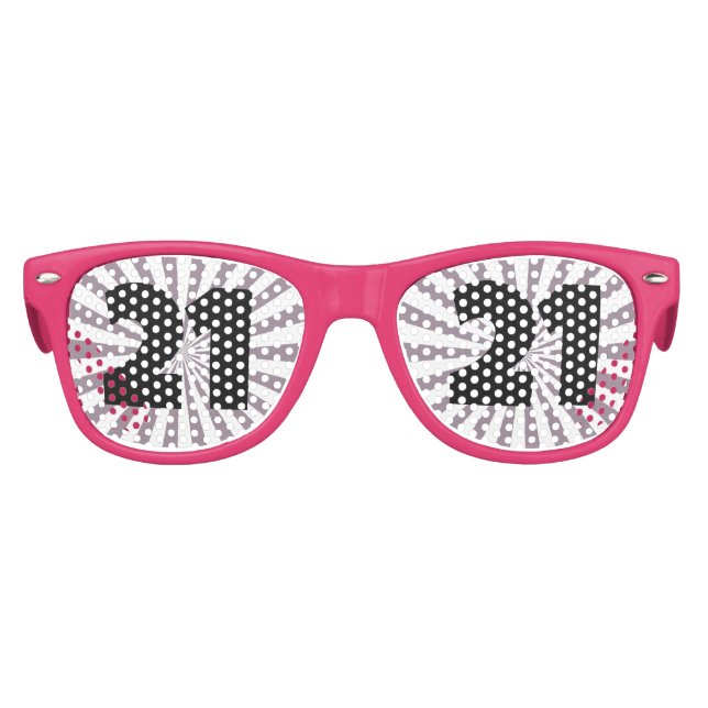 21S ANNIVERSAIRE 21 Lunettes de soleil ROSE (Devant)