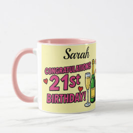 21st Birthday coffee mug