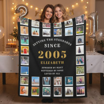 21st Birthday Family Photo Collage 32 Photographs