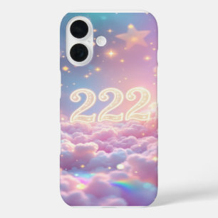 222 Angel-Zahlenmanifestation - Gleichgewicht und  iPhone 16 Hülle