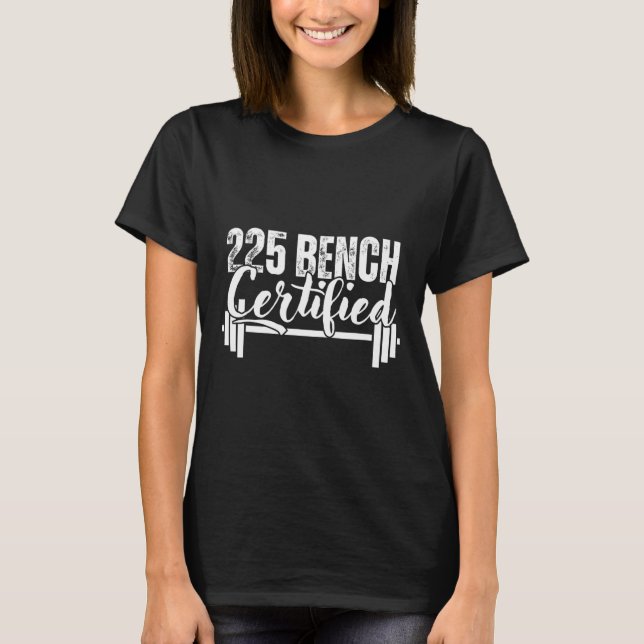 225 Pfund Bank Zertifiziert T-Shirt (Vorderseite)