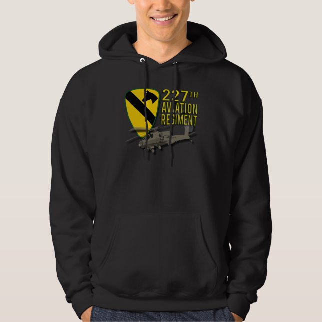 227th Luftfahrt-Regiment Apache Hoodie (Vorderseite)