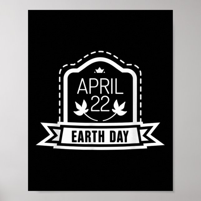 22. April Erwärmung Umweltschutz C Poster (Vorne)