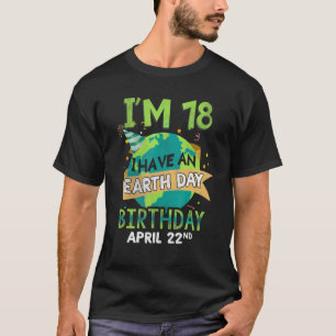 22. April Geburtstag Geborener Rett Planet Rett Ea T-Shirt
