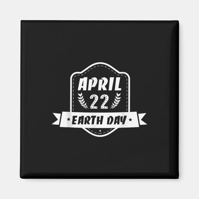 22. April Klimaschutz G Magnet (Vorne)