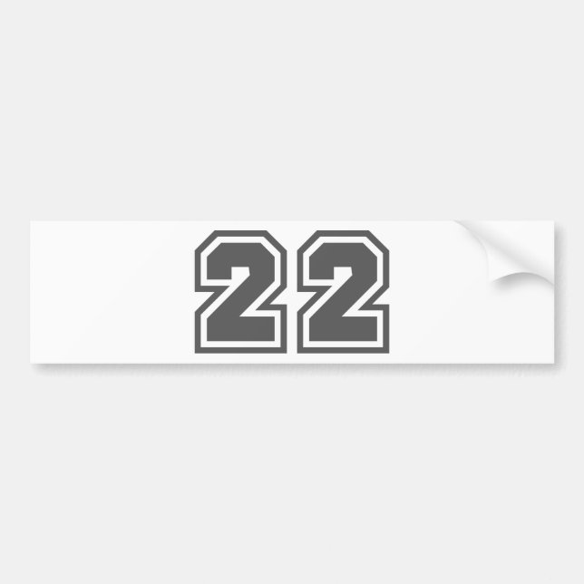 22 AUTOAUFKLEBER (Vorne)