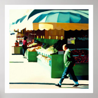 22. Avenue Market Poster